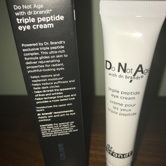 Dr. Brandt DoNotAge Triple peptide eye cream. - Picture 2 of 3